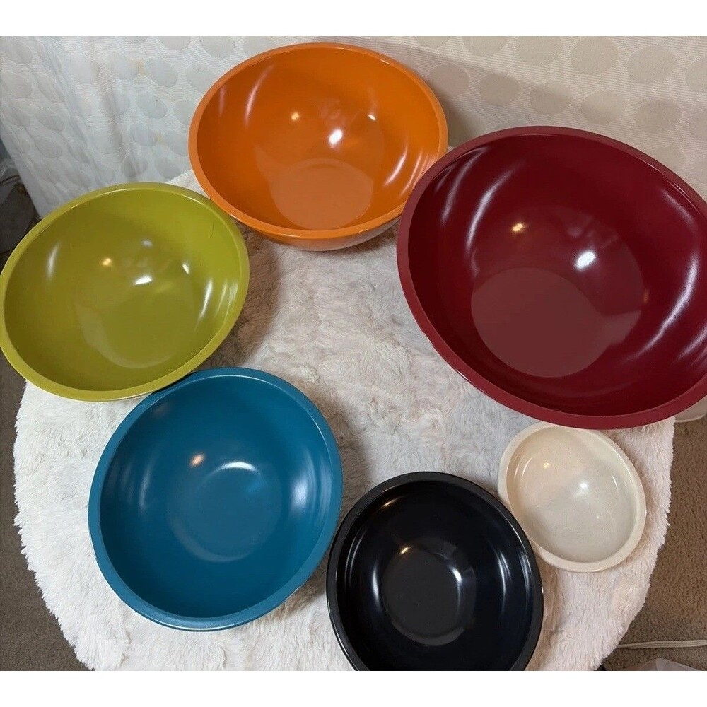 Giada De Laurentiis Target Rainbow Nesting Mixing Bowls Set of 6 Multicolor